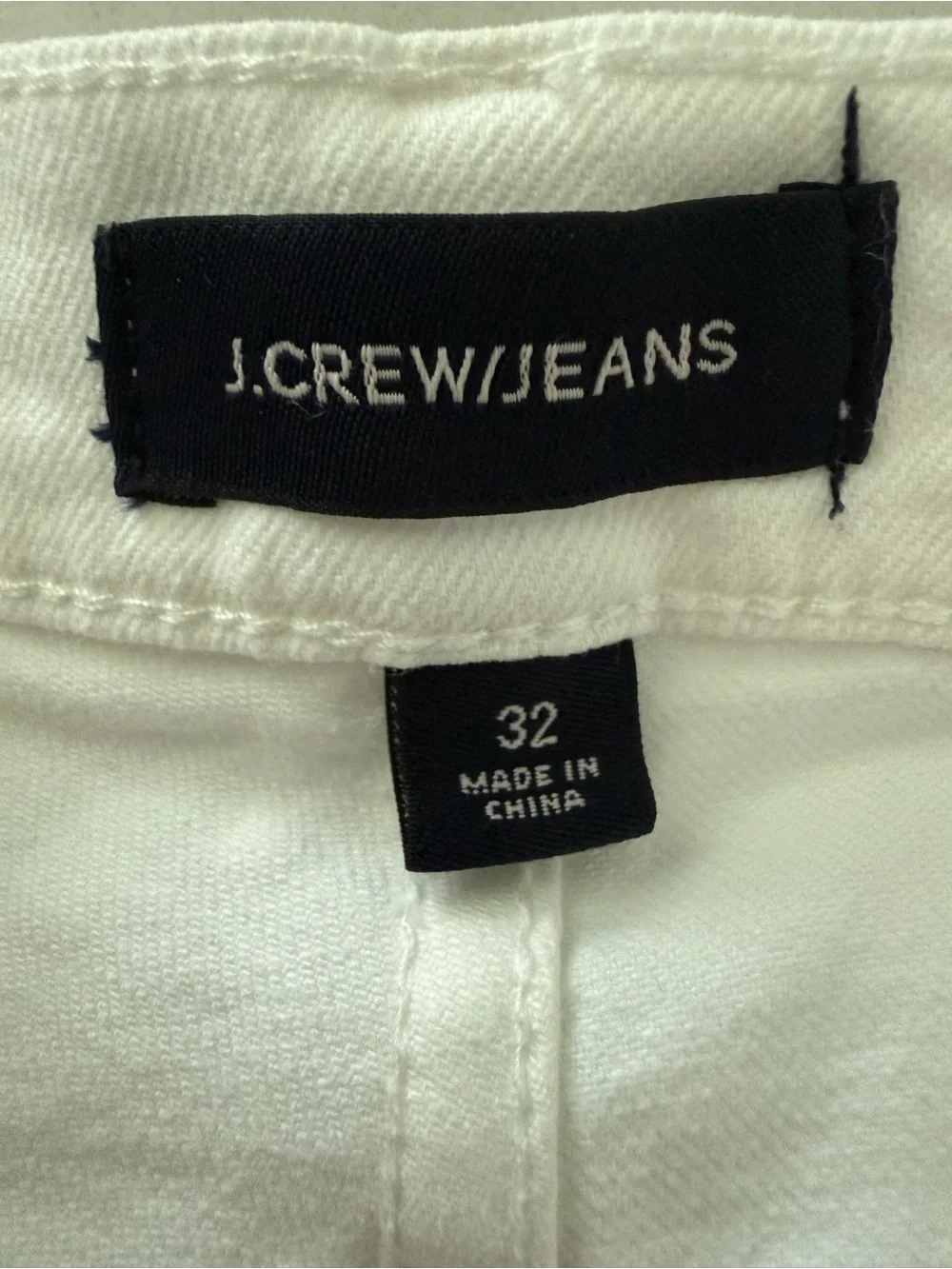 J. Crew White Button-Front Mini Skirt